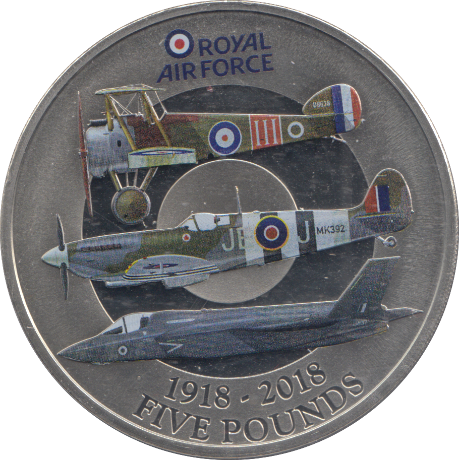 2018 ROYAL AIR FORCE CENTENARY COLOURED JERSEY FIVE POUND