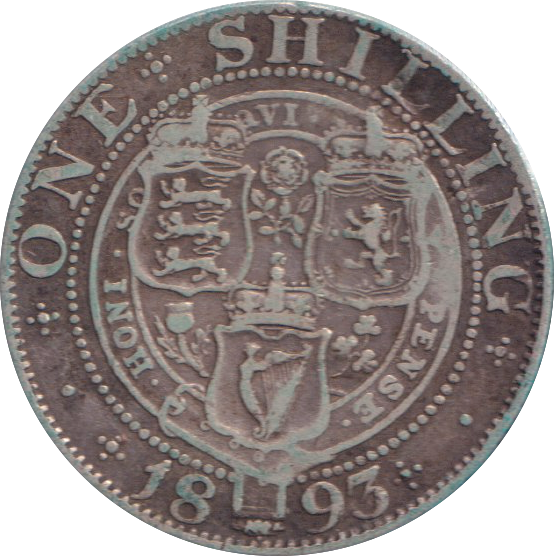 1893 SHILLING ( GF )