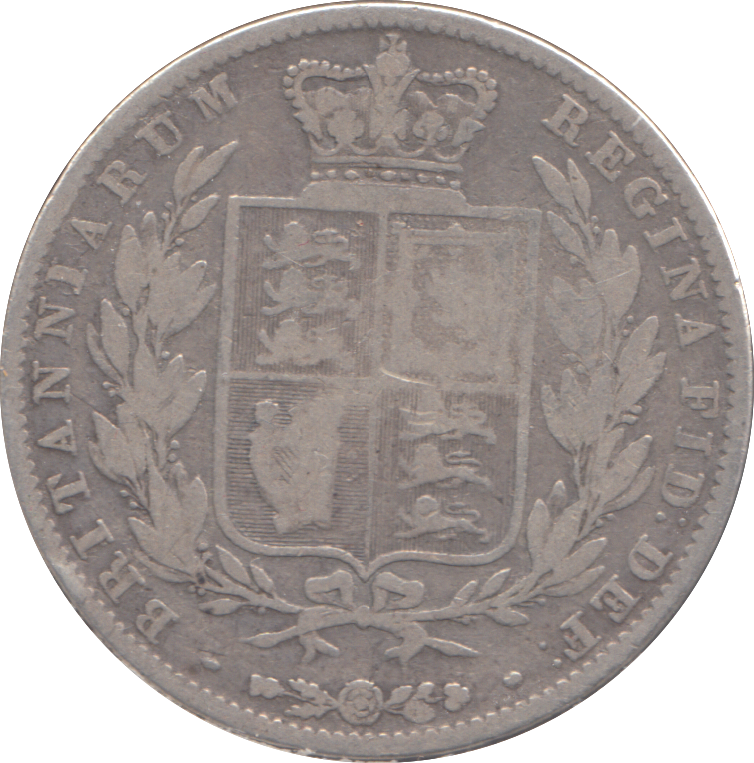 1845 HALFCROWN ( NF )