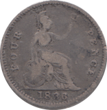 1836 FOURPENCE ( NF )