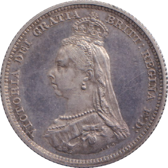 1887 SHILLING ( PROOF )