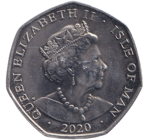 2020 50P WINSTON CHURCHILL V FOR VICTORY