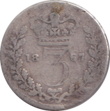 1887 THREEPENCE ( NF )