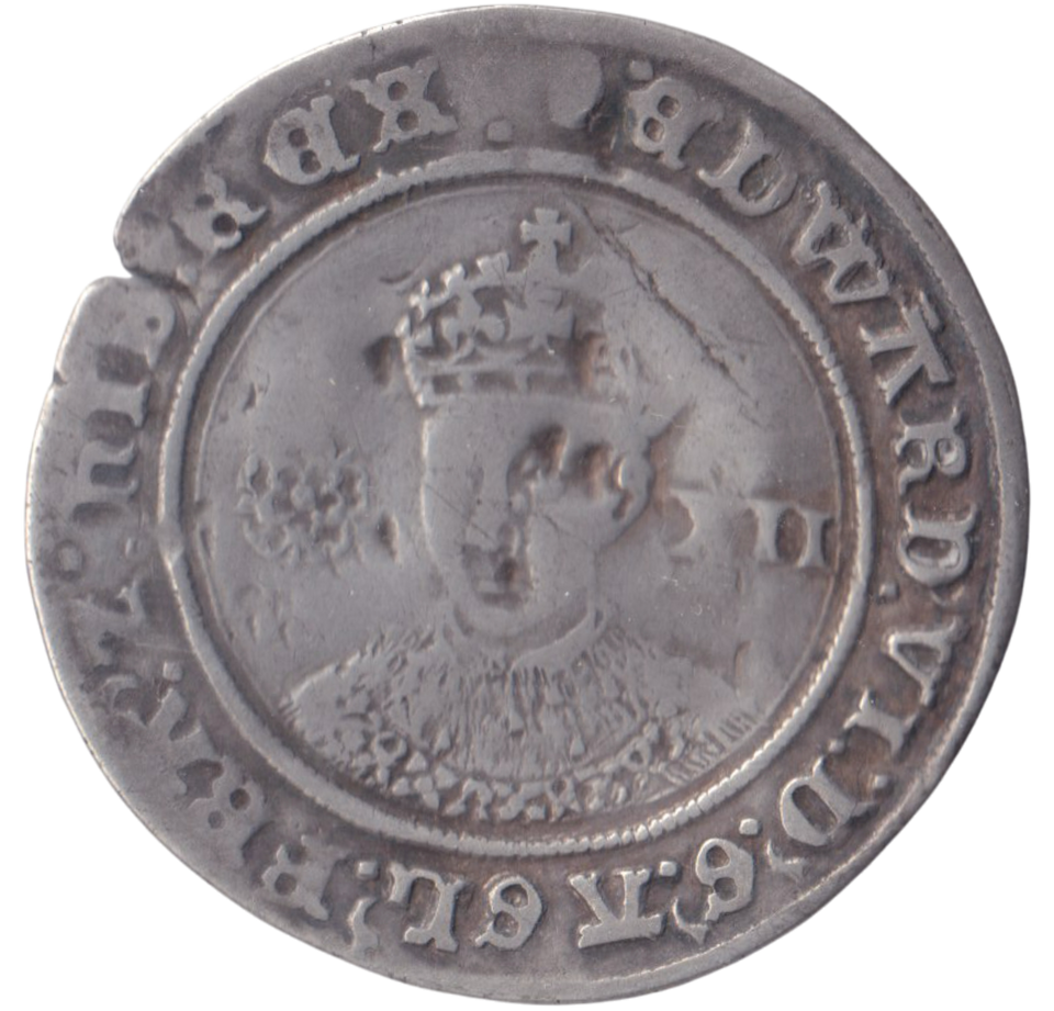 1551 SILVER SHILLING EDWARD VI