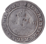 1551 SILVER SHILLING EDWARD VI