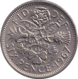 1967 SIXPENCE ( UNC )