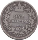 1869 SHILLING ( FINE )