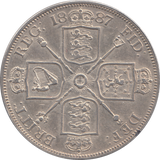 1887 DOUBLE FLORIN ( EF )