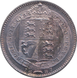 1887 SHILLING ( UNC )