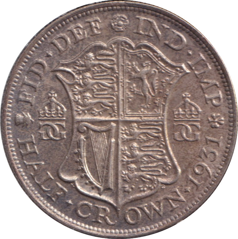 1931 HALFCROWN ( AUNC )