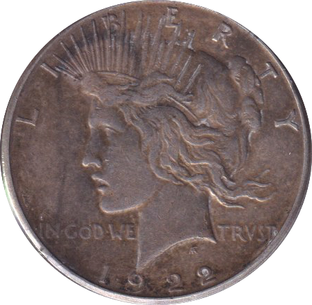 1922 SILVER MORGAN DOLLAR USA