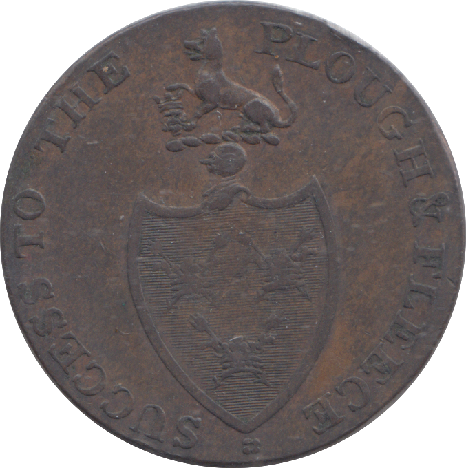 1795 BURRY HALFPENNY TOKEN