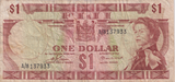 1969 DOLLAR FIJI BANKNOTE REF-1796