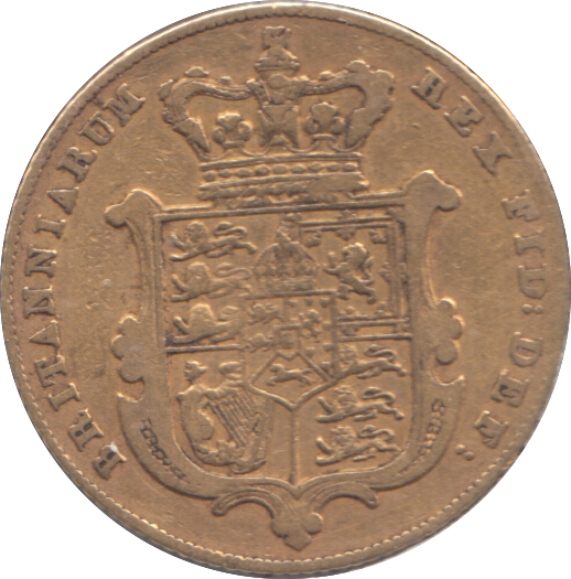 1827 GOLD SOVEREIGN ( GF )