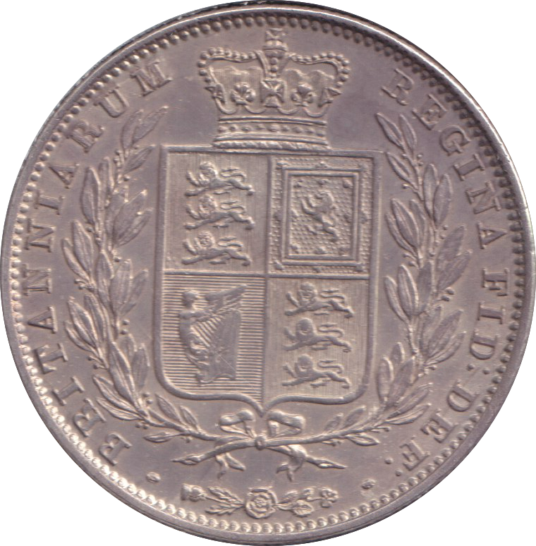 1846 HALFCROWN ( AUNC )