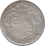 1915 HALFCROWN ( FINE )