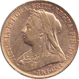 1898 GOLD SOVEREIGN ( EF )