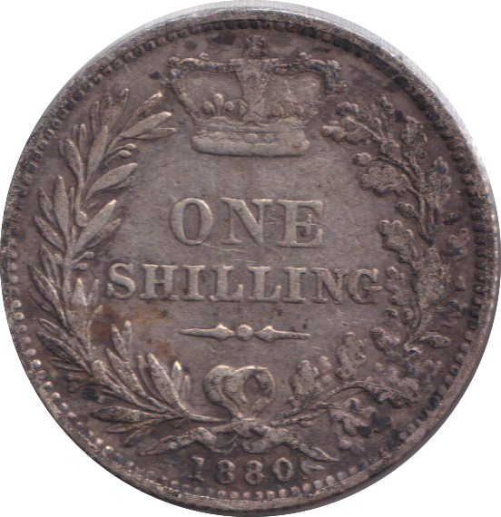 1880 SHILLING ( FINE )