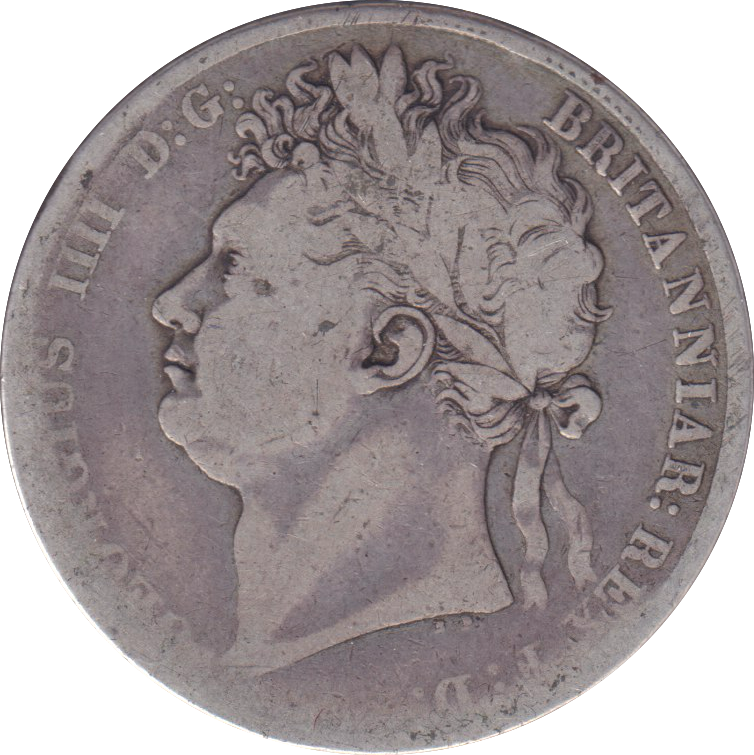 1820 HALFCROWN ( FINE )