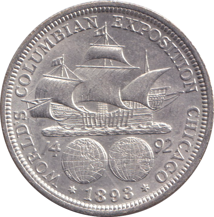 1893 SILVER HALF DOLLAR USA COLUMBIA