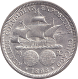 1893 SILVER HALF DOLLAR USA COLUMBIA