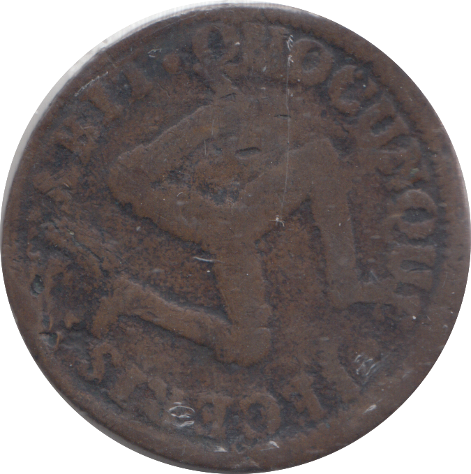 1758 HALF PENNY ISLE OF MAN