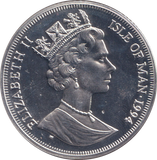 1994 SILVER PROOF CROWN D-DAY ISLE OF MAN
