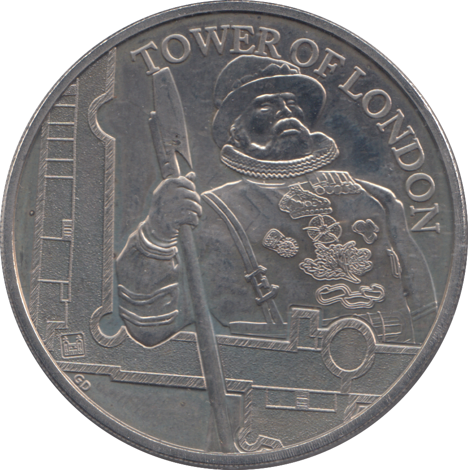 2019 FIVE POUNDS TOWER OF LONDON ( BU )