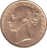 1869 GOLD SOVEREIGN ( GVF )