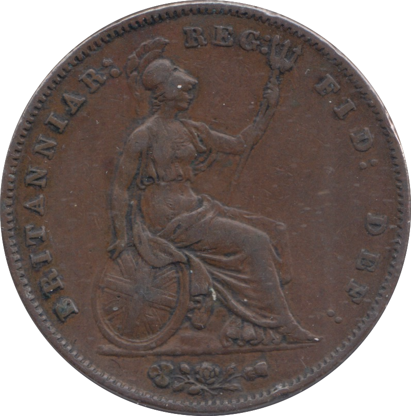 1858 PENNY ( GF )