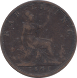 1891 FARTHING ( VF )