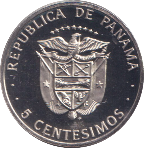 1975 5 CENTESIMOS PANAMA