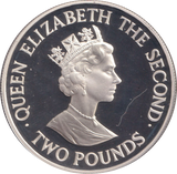 1993 SILVER PROOF TWO POUNDS BAILIWICK OF JERSEY