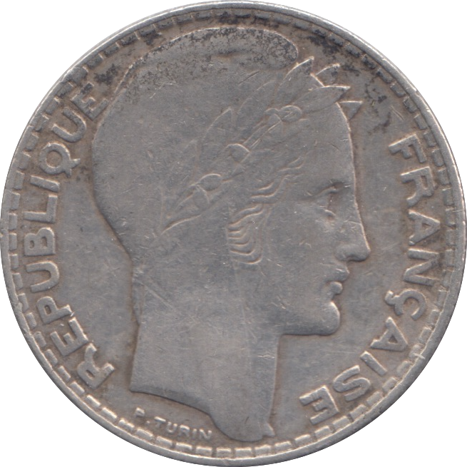 1931 SILVER FRANCE 10 FRANC
