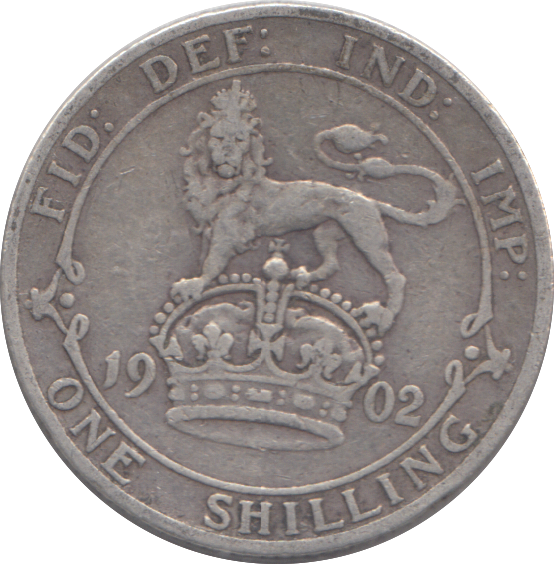 1902 SHILLING ( FINE )
