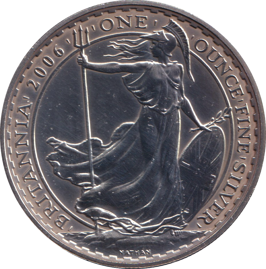 2006 BRITANNIA ONE OZ FINE SILVER