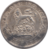 1914 SIX PENCE ( EF )