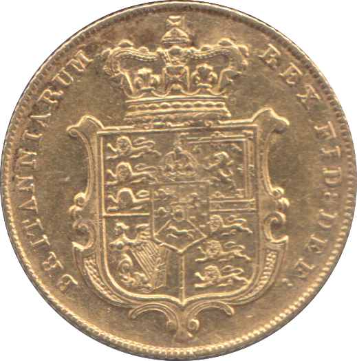 1829 GOLD SOVEREIGN ( EF )