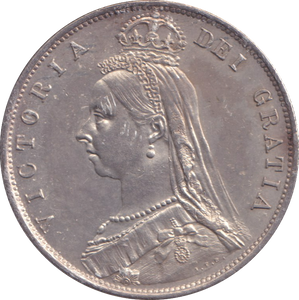 1887 HALFCROWN ( EF ) 4