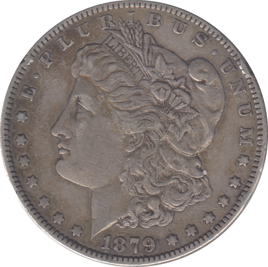 1879 SILVER ONE MORGAN DOLLAR USA