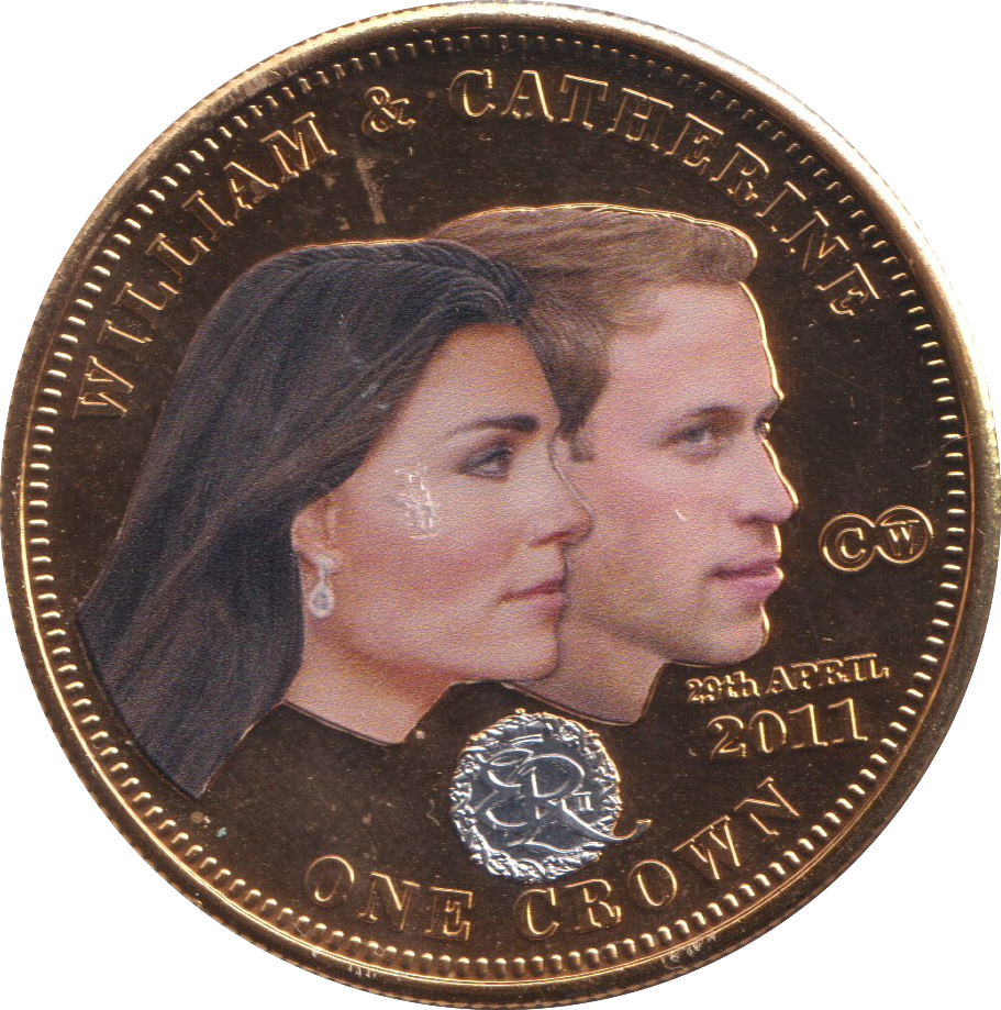 2011 WILLIAM AND CATHERINE COMMEMORATIVE CROWN