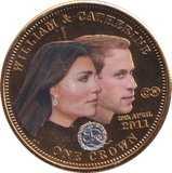 2011 WILLIAM AND CATHERINE COMMEMORATIVE CROWN