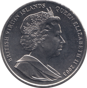 2003 ONE DOLLAR BRITISH VIRGIN ISLANDS F280