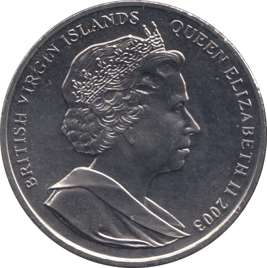 2003 ONE DOLLAR BRITISH VIRGIN ISLANDS F280