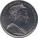 2003 ONE DOLLAR BRITISH VIRGIN ISLANDS F280