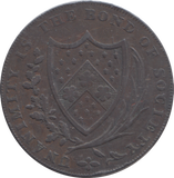 1794 NORTHIAM HALFPENNY TOKEN