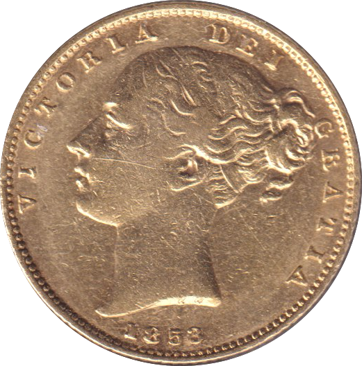 1853 GOLD SOVEREIGN ( GVF )