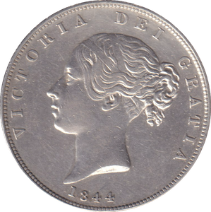 1844 HALFCROWN ( EF )