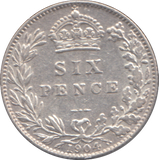 1904 SIXPENCE ( EF )