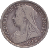 1900 HALFCROWN ( FINE )